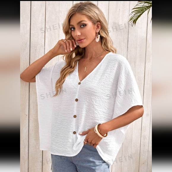 White flowy top - Picture 2 of 3